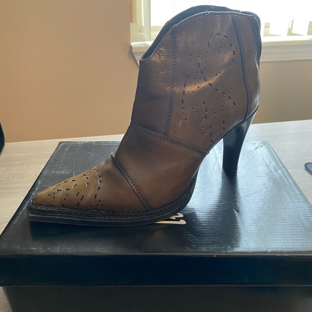 Olive Green Shoe Boot